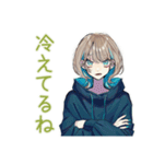 クールな女子★ナイトプール（個別スタンプ：6）