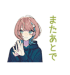 クールな女子★ナイトプール（個別スタンプ：8）