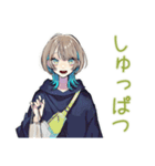 クールな女子★ナイトプール（個別スタンプ：25）