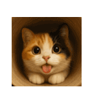 毎日使える♪ぬいぐるみ三毛猫スタンプ（個別スタンプ：39）