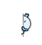 クスッと笑える＊おさかなバード＊（個別スタンプ：4）
