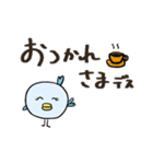 クスッと笑える＊おさかなバード＊（個別スタンプ：37）