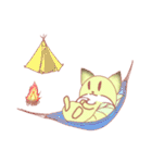 「オーク」と「イチョウ」。夏。（個別スタンプ：5）