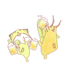 「オーク」と「イチョウ」。夏。（個別スタンプ：28）