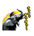 リアル象ミーム2 大阪神戸の野球虎ファン象（個別スタンプ：29）