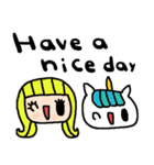 nenerin日常会話スタンプ356英語気遣い（個別スタンプ：2）