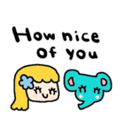 nenerin日常会話スタンプ356英語気遣い（個別スタンプ：38）