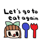 nenerin日常会話スタンプ356英語気遣い（個別スタンプ：40）