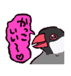 文鳥です.（個別スタンプ：9）