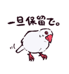 文鳥です.（個別スタンプ：12）