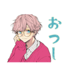 ゆめかわ男子の毎日挨拶♡（個別スタンプ：21）