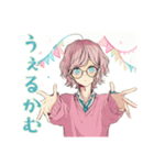 ゆめかわ男子の毎日挨拶♡（個別スタンプ：22）