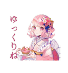 和ロリ少女★レトロカフェ巡り（個別スタンプ：9）