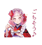 和ロリ少女★レトロカフェ巡り（個別スタンプ：18）