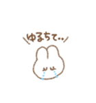 感情豊かなゆるゆるうさぎ◎（個別スタンプ：19）