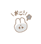 感情豊かなゆるゆるうさぎ◎（個別スタンプ：22）