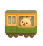 ふわふわフェルトうさぎ（個別スタンプ：10）