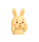 ふわふわフェルトうさぎ（個別スタンプ：13）