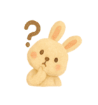 ふわふわフェルトうさぎ（個別スタンプ：21）