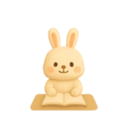 ふわふわフェルトうさぎ（個別スタンプ：27）