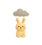 ふわふわフェルトうさぎ（個別スタンプ：31）