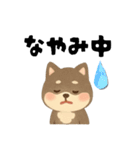柴犬 黒柴きのこの日常18 イラスト編2（個別スタンプ：19）
