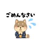 柴犬 黒柴きのこの日常18 イラスト編2（個別スタンプ：26）