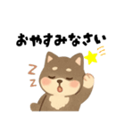 柴犬 黒柴きのこの日常18 イラスト編2（個別スタンプ：32）