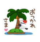 ぷっくり♥️シマエナガさん【夏】（個別スタンプ：2）