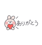 ◉省スペース◉基本の敬語うさはん◉（個別スタンプ：6）