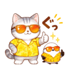 猫のつめあわせ【夏2】（個別スタンプ：5）