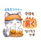 猫のつめあわせ【夏2】（個別スタンプ：12）