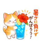 猫のつめあわせ【夏2】（個別スタンプ：30）