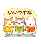猫のつめあわせ【夏2】（個別スタンプ：31）