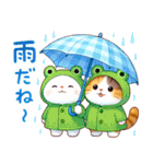 猫のつめあわせ【夏2】（個別スタンプ：37）