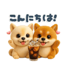 豆柴んず♡夏スタンプ（個別スタンプ：25）
