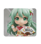 しっかりお仕事みなみちゃんカプセルトイ（個別スタンプ：1）