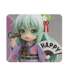 しっかりお仕事みなみちゃんカプセルトイ（個別スタンプ：5）