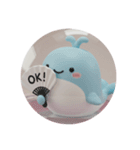 シロナガスカプセルトイ（個別スタンプ：8）