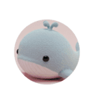 クジラクジラカプセルトイ（個別スタンプ：3）