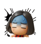 【3D】毒舌女子友達とのフランクなやりとり（個別スタンプ：28）
