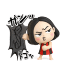【3D】毒舌女子友達とのフランクなやりとり（個別スタンプ：36）