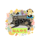 まんが猫#あいさつ#猫（個別スタンプ：7）