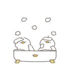 へんてこなべびアヒルの双子（個別スタンプ：9）