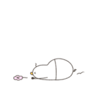 へんてこなべびアヒルの双子（個別スタンプ：34）