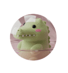 パピヨンと水辺の生物カプセルトイ（個別スタンプ：4）