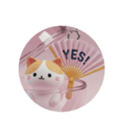 三毛猫みけちゃんカプセルトイ（個別スタンプ：1）