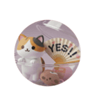 三毛猫みけちゃんカプセルトイ（個別スタンプ：3）