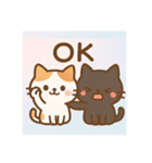 ゆるちんにゃんこ（個別スタンプ：3）