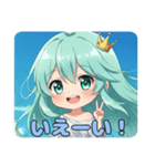 学生生活みなみちゃんスタンプ（個別スタンプ：4）